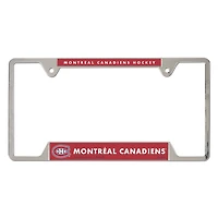 WinCraft  Montreal Canadiens Chrome Plated Metal License Plate Frame