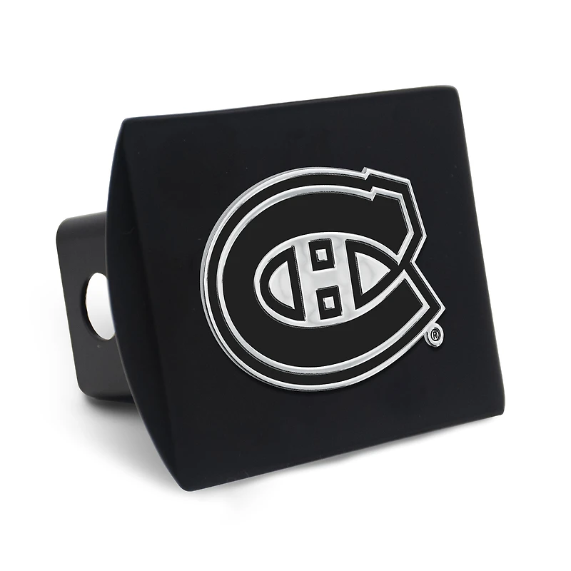 Housse d'attelage WinCraft Premium en métal chromé avec logo des Canadiens de Montréal