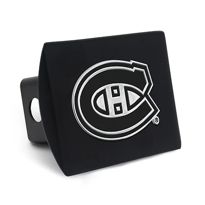 Housse d'attelage WinCraft Premium en métal chromé avec logo des Canadiens de Montréal