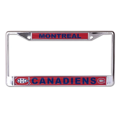 WinCraft Montreal Canadiens S/L Mega Graphics Metal License Plate Frame
