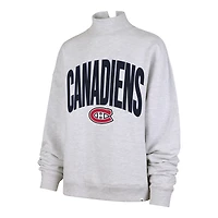 Sweat-shirt Subtle Muse gris chiné pour femme des Canadiens de Montréal, modèle 47