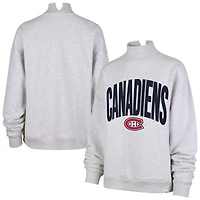 Sweat-shirt Subtle Muse gris chiné pour femme des Canadiens de Montréal, modèle 47