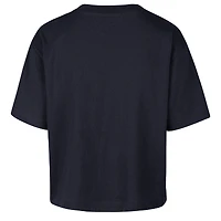 Women's '47 Navy Montreal Canadiens Vibe Check Reed City Cropped T-Shirt