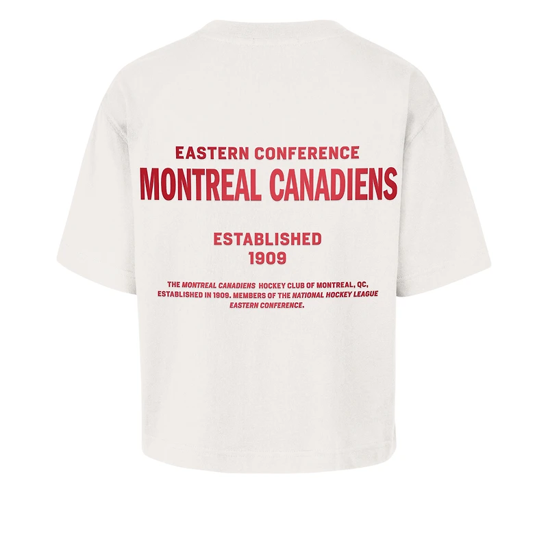 T-shirt court pour femmes « 47 Sand Montreal Canadiens Leon Foundation City »