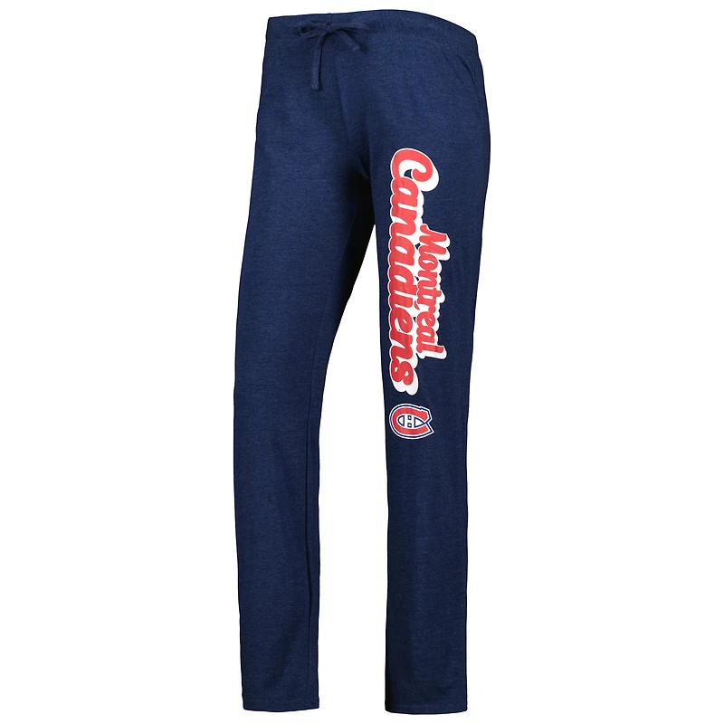 Concepts Sport Heather Red/Heather Navy Montreal Canadiens Meter Muscle Tank Top & Pants Sleep Set