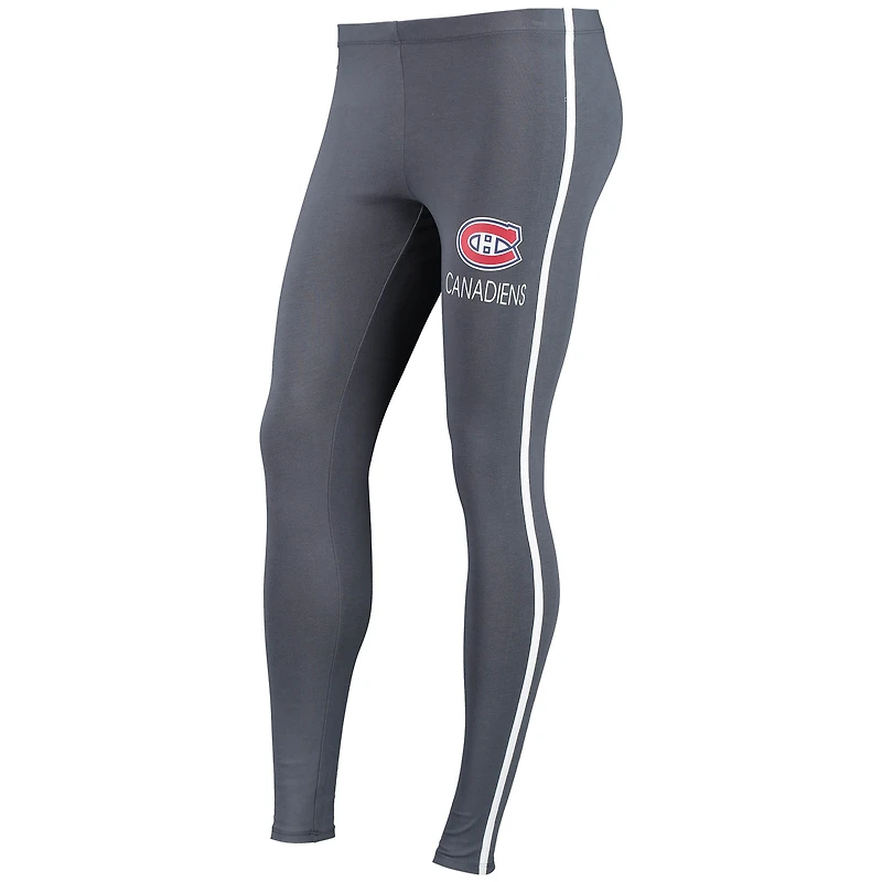 Women's Concepts Sport White/Charcoal Montreal Canadiens Sonata T-Shirt & Leggings Set