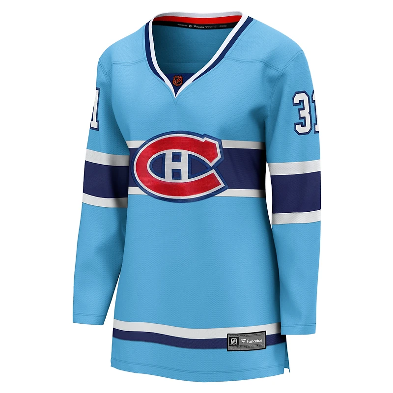 Women's Fanatics Carey Price Light Blue Montreal Canadiens