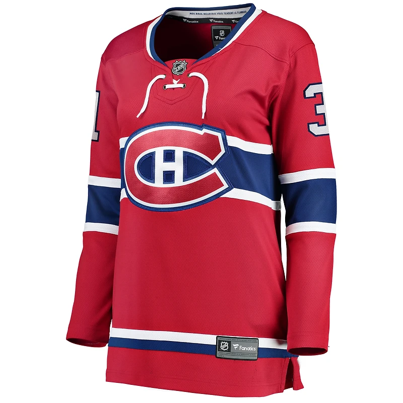 Women's Fanatics Carey Price Red Montreal Canadiens Home Breakaway Jersey