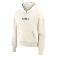 Sweat à capuche Fanatics Cream pour femme des Canadiens de Montréal Neutral Zone Legacy