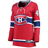 Fanatics pour femmes Joel Armia rouge Maillot de joueur échappé à domicile des Canadiens Montréal