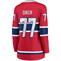 Fanatics pour femmes Kirby Dach Red Évasion à domicile des Canadiens de Montréal - Maillot joueur