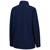 Veste d'entraîneur entièrement zippée pour femme Fanatics bleu marine des Canadiens de Montréal Authentic Pro Rink