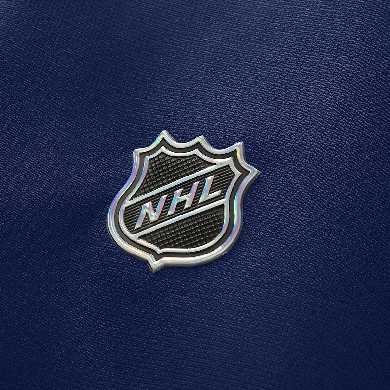 Women's Fanatics Navy Montreal Canadiens Authentic Pro Rink Raglan Full-Zip Hoodie