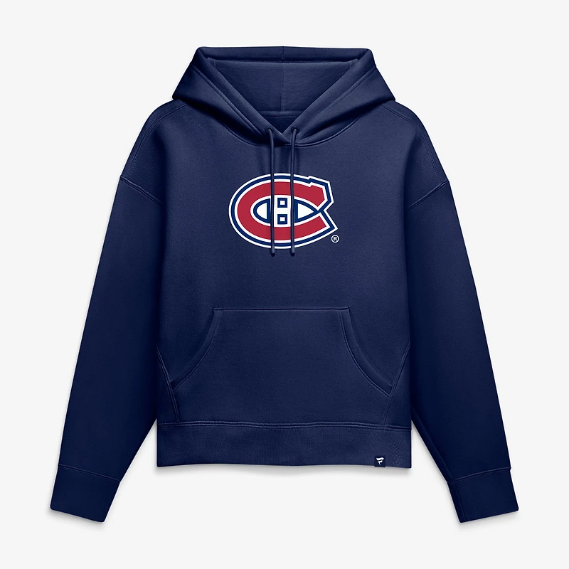 Women's Fanatics Navy Montreal Canadiens Hoodie