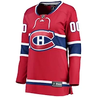 Women's Fanatics Red Montreal Canadiens Breakaway - Custom Jersey