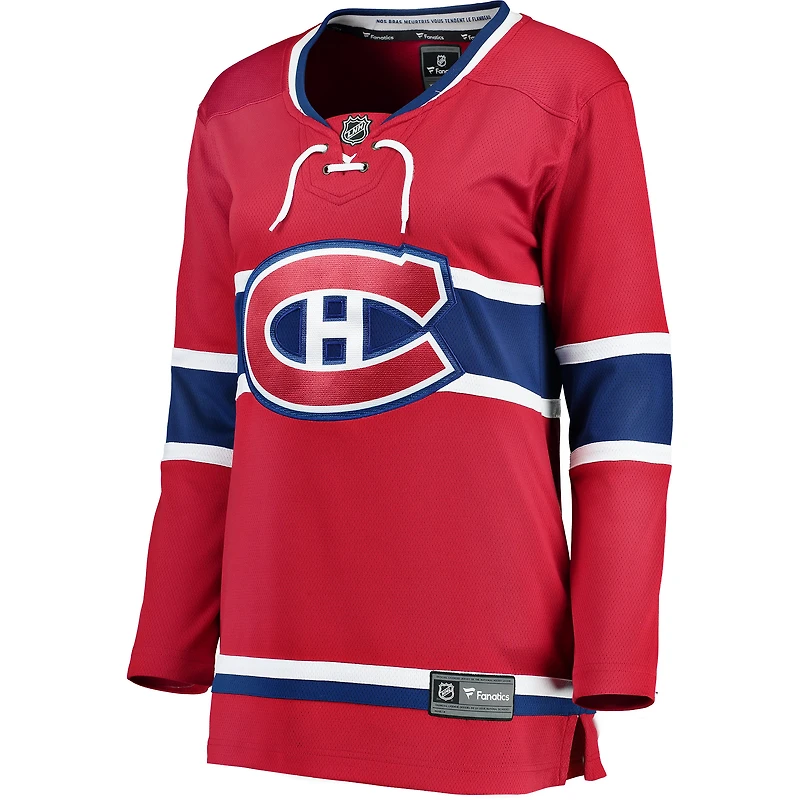 Échappée à domicile des Canadiens de Montréal marque Fanatics rouge - Maillot vierge