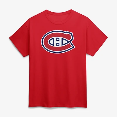 Women's Fanatics Red Montreal Canadiens Primary Logo T-Shirt