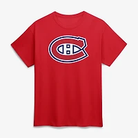 Women's Fanatics Red Montreal Canadiens Primary Logo T-Shirt