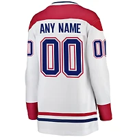 Women's Fanatics White Montreal Canadiens Breakaway - Custom Jersey