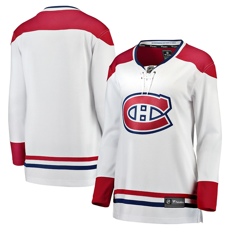 Women's Fanatics  White Montreal Canadiens Home Breakaway Jersey