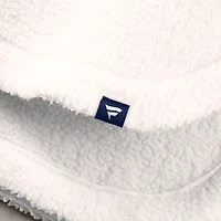 Women's Fanatics White Montreal Canadiens Rush Sherpa Half-Snap Pullover