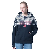 Sweat à capuche tie-dye raglan One's Match bleu marine G-III 4Her de Carl Banks pour femme des Canadiens Montréal
