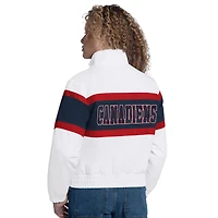 Women's G-III 4Her by Carl Banks White Montreal Canadiens Iconic Game Full-Snap Jacket