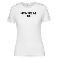 T-shirt blanc pour femme Levelwear des Canadiens de Montréal Maddox City Capsule