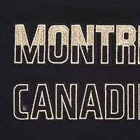 T-shirt boxy Pro Standard noir des Canadiens de Montréal pour femmes