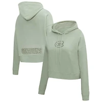 Chandail à capuchon court Pro Standard Canadiens de Montréal pour femme, vert