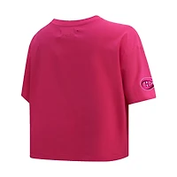 T-shirt court Pro Standard Canadiens de Montréal triple rose pour femme