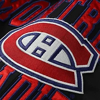 Women's The Wild Collective Black Montreal Canadiens Original 6 Hooded Blazer