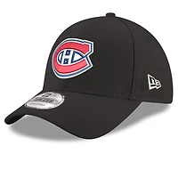 Casquette ajustable New Era noire pour jeunes des Canadiens de Montréal 9FORTY