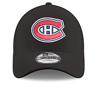 Youth New Era Black Montreal Canadiens 9FORTY Adjustable Hat