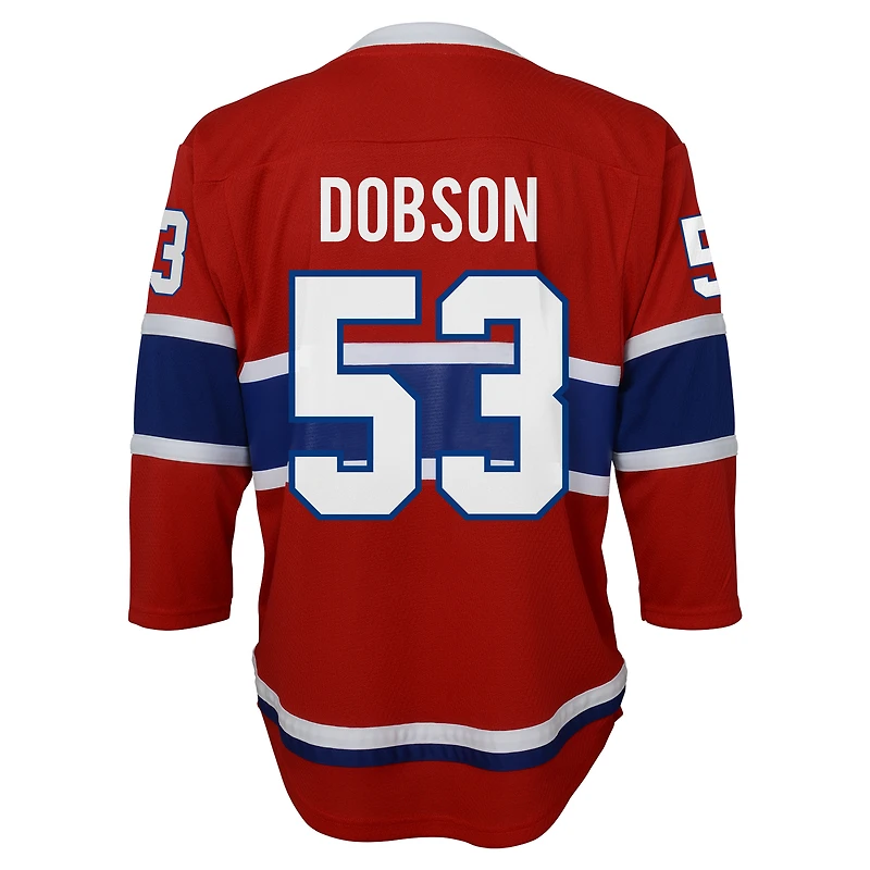 Youth Noah Dobson Red Montreal Canadiens Replica Player Jersey