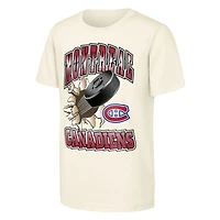T-shirt Outerstuff Natural pour jeunes Canadiens de Montréal