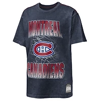 T-shirt délavé à l'acide bleu marine des Canadiens de Montréal « Time to Shine » pour jeunes Outerstuff