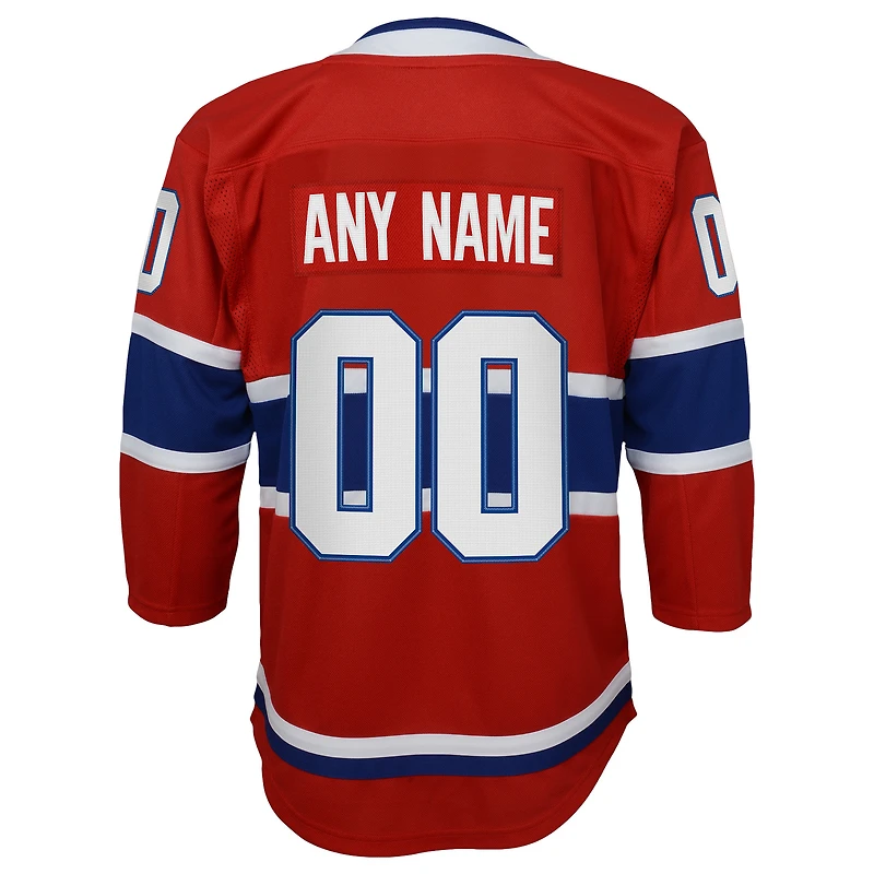 Youth Red Montreal Canadiens 2020/21 Home - Custom Premier Jersey