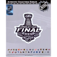 Fanatics Authentique Canadiens de Montréal contre Tampa Bay Lightning 2021 Coupe Stanley Matchup Écusson de maillot de l'emblème national non signé