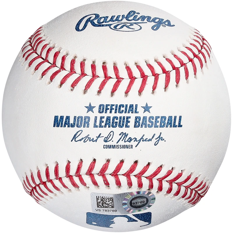 Ballon de baseball autographié par André Dawson avec l'inscription « 77 NL ROY »