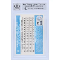 Andre Dawson Montreal Expos Autographed 1982 Donruss Series 1 #88 Beckett Fanatics Witnessed Authenticated 10 Card 