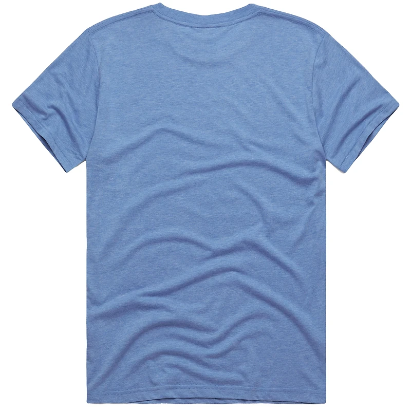 Men's Homage Vladimir Guerrero Light Blue Montreal Expos Topps Baseball Card Tri-Blend T-Shirt