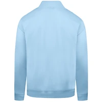 Sweat-shirt à glissière quart de tour Murray bleu clair pour homme la collection Cooperstown des Expos Montréal Levelwear