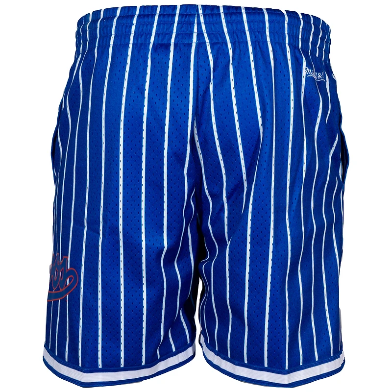 Mitchell & Ness pour hommes Expos de Montréal Bleu Collection Cooperstown Short en filet
