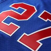 Mitchell & Ness pour homme Vladimir Guerrero Bleu Expos de Montréal Collection Cooperstown Maillot boutonné d'entraînement au bâton en maille