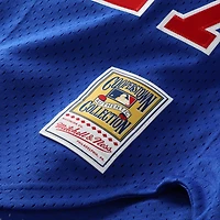Mitchell & Ness pour homme Vladimir Guerrero Bleu Expos de Montréal Collection Cooperstown Maillot boutonné d'entraînement au bâton en maille
