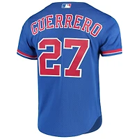 Maillot boutonné d'entraînement au bâton Mitchell & Ness Vladimir Guerrero Royal Montreal Expos Collection Cooperstown pour homme