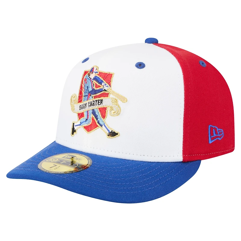 Casquette ajustée 59FIFTY Gary Carter rouge des Expos de Montréal New Era pour homme