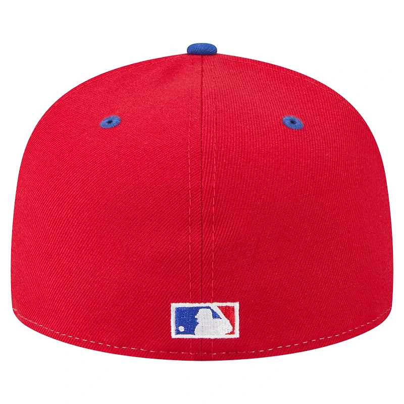 Casquette ajustée 59FIFTY Gary Carter rouge des Expos de Montréal New Era pour homme