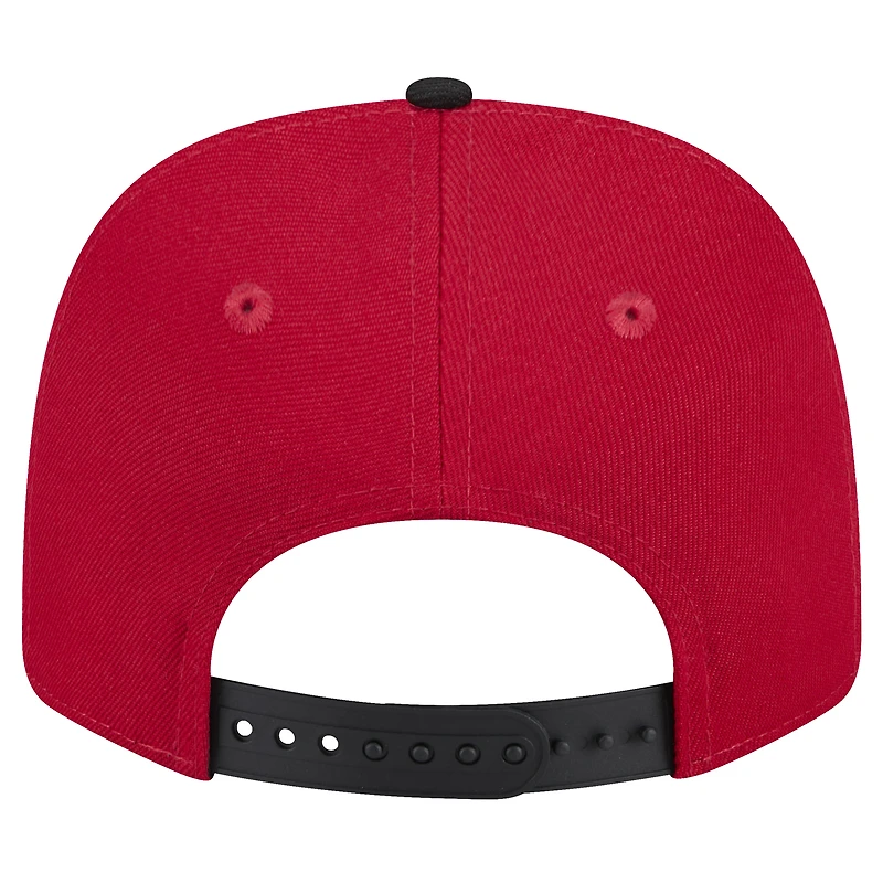 Men's New Era Red/Black Montreal Expos 2024 Big League Chew Flavor Pack 9SEVENTY Adjustable Hat